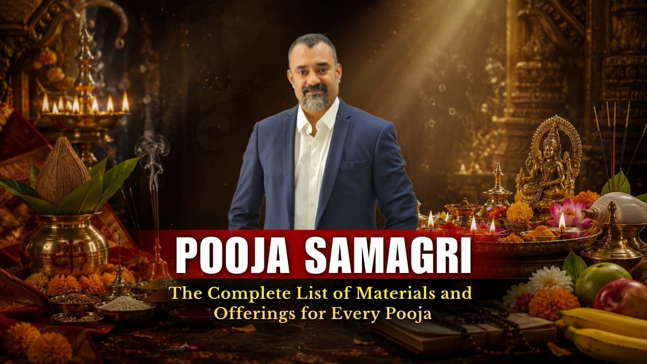 Pooja Samagri: Materials and offerings for the Pooja