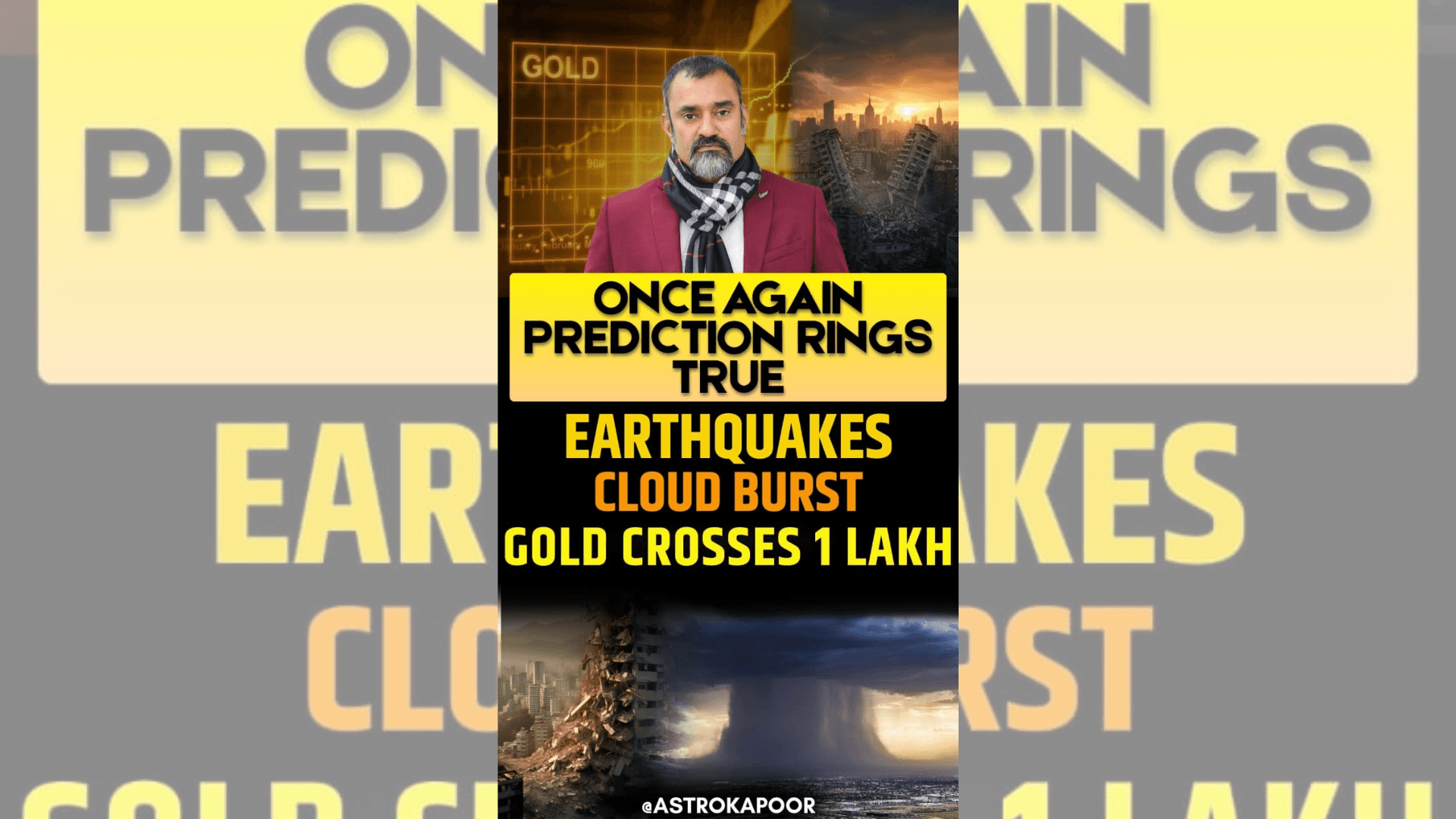 Afghanistan Earthquake, Himachal Cloudburst & Gold Crosses ₹1 Lakh | Astrology by Prashant Kapoor