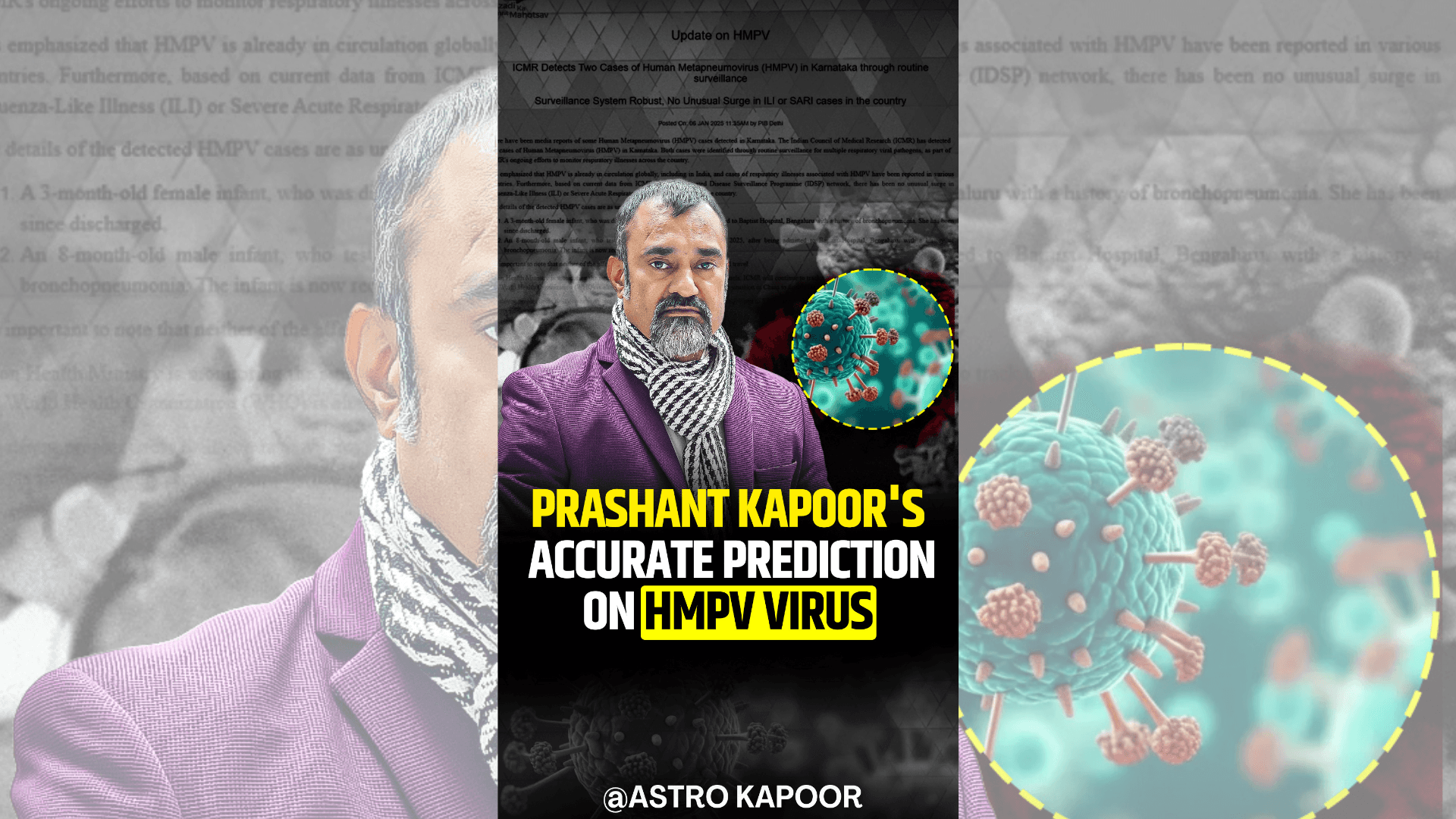 Accurate Prediction on HMPV Virus | New Virus and Pandemic on the cards | Prashant Kapoor
