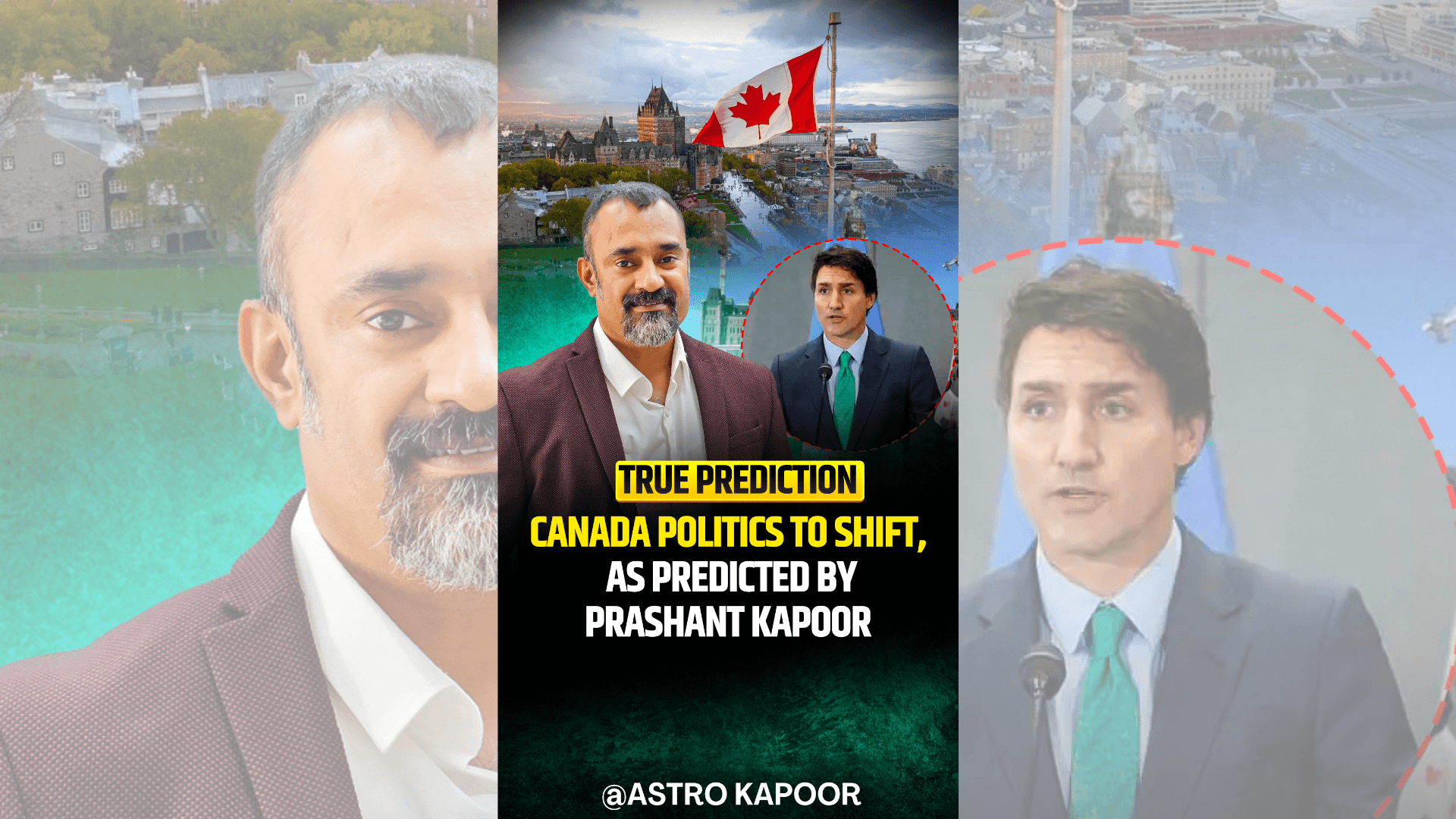 Canadian Prime Minister Justin Trudeau Resigns | Already Predicted by Prashant Kapoor?