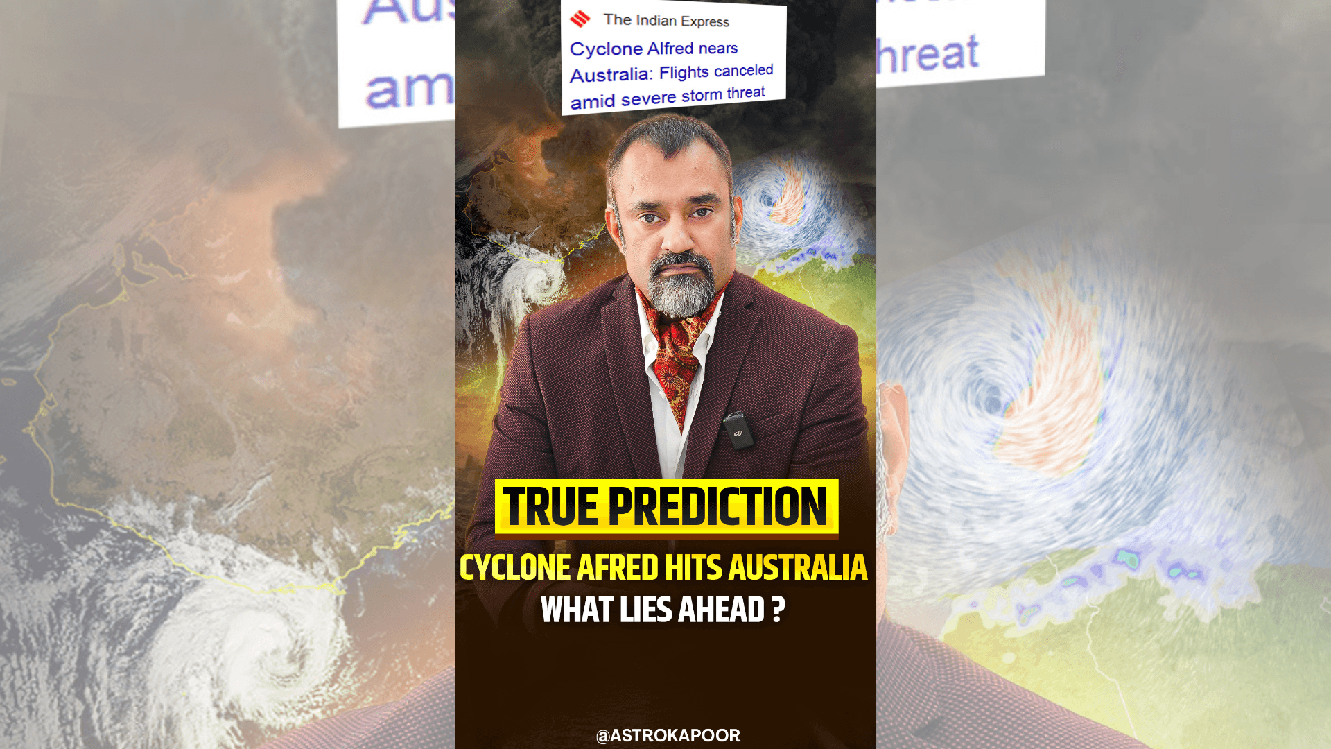 Cyclone Alfred hits Australia | True Prediction by Prashant Kapoor