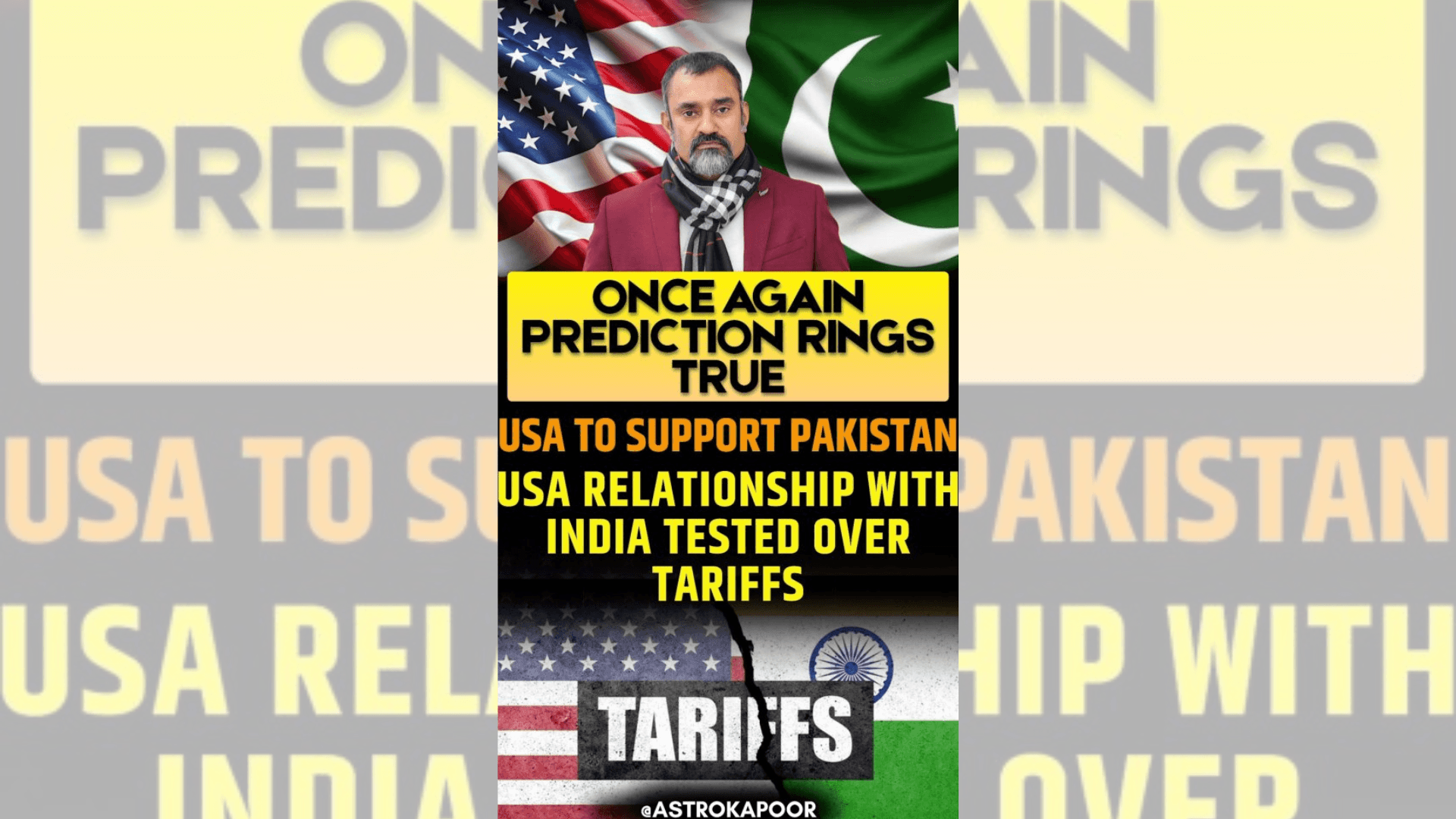 Prediction Comes True: USA Supports Pakistan | India–USA Ties Tested | Prashant Kapoor