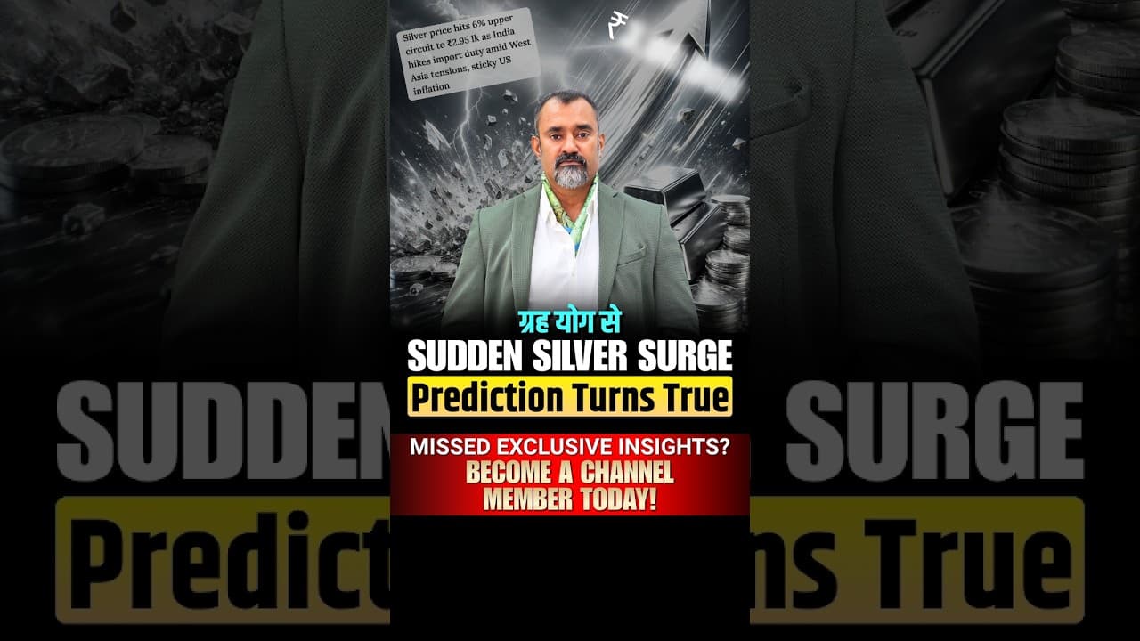 Silver Surge Astrology Prediction Comes True | MCX Silver: What’s Next? | Prashant Kapoor