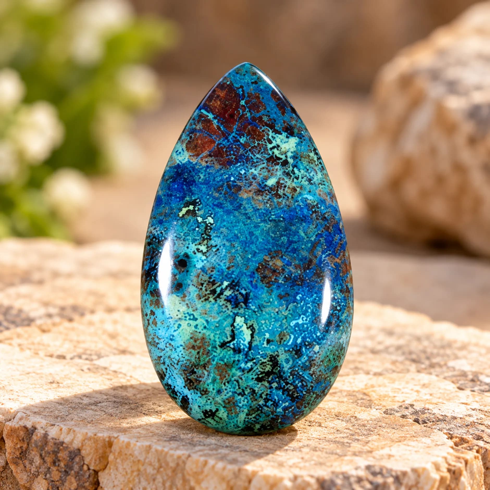 Shattuckite Stone – Meaning, Benefits, Properties and Chakra Uses