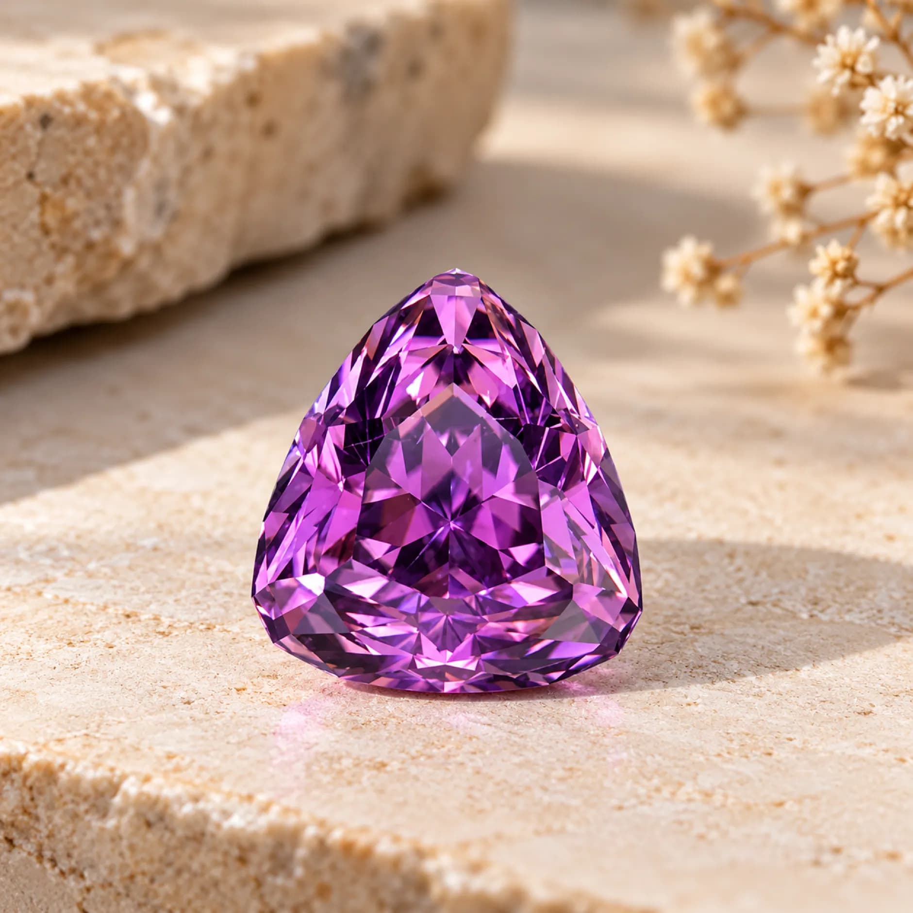 Natural Kunzite Stone – Meaning, Benefits, Properties & Spiritual Significance