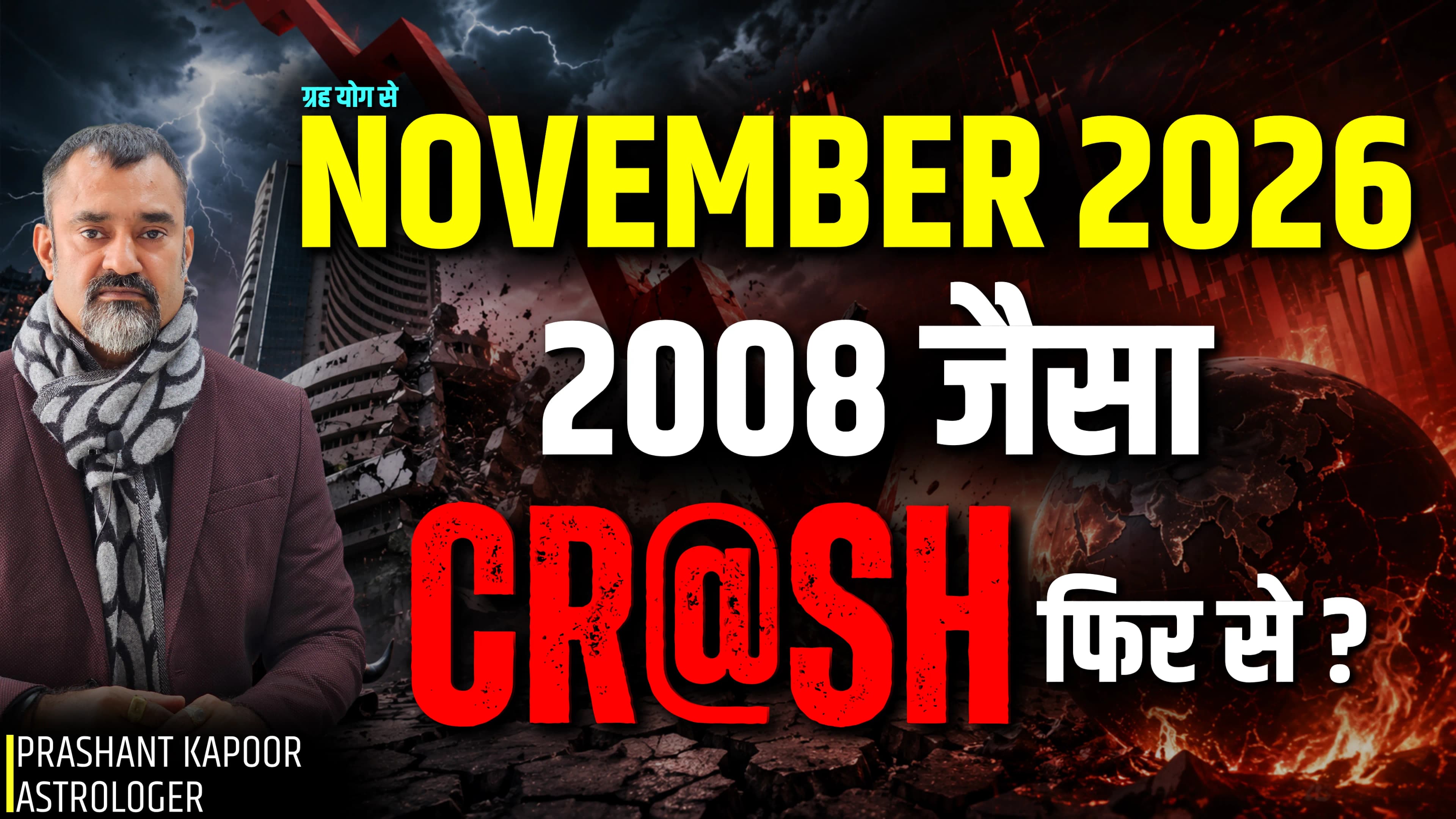 Stock Market Crash 2026? Astrological Prediction & Planetary Analysis | Prashant Kapoor