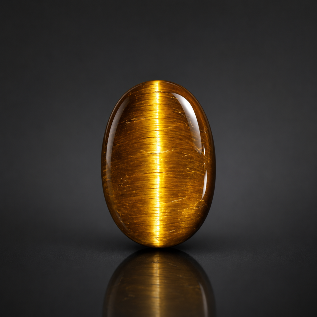 Golden, blue and red tiger's eye stones showing the symbolism of each colour