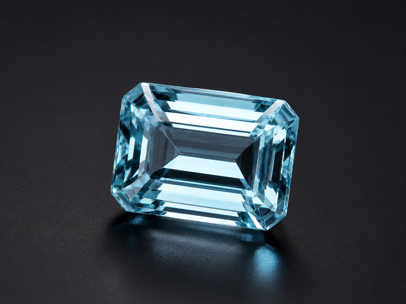 Blue, yellow and white topaz gemstones showing the different topaz colours