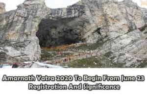 Amarnath Yatra 2020 To Begin From June 23 Registration And Significance