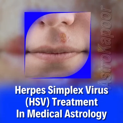 Herpes Simplex Virus (HSV) Treatment In Medical Astrology Image